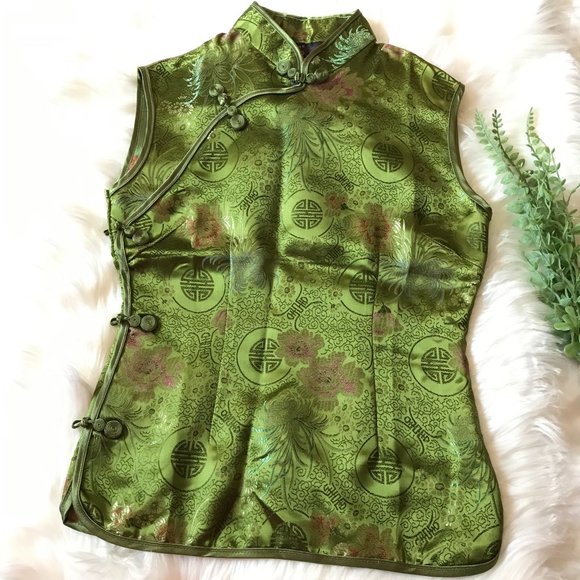 Sheng Tangkuyi Vintage Style Chinese Blouse, Sz S